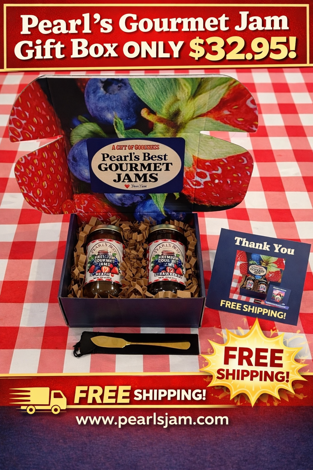 Pearl’s Gourmet Jam’s Trademark Edition Gift Box