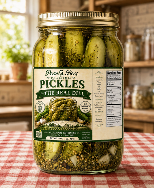 Coming Soon! Pearl’s Best The Real Dill Slacker Pickles